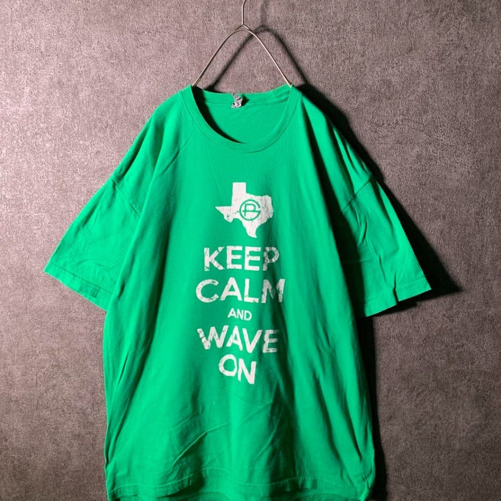 Vintage Print T-shirt With Large Silhouette